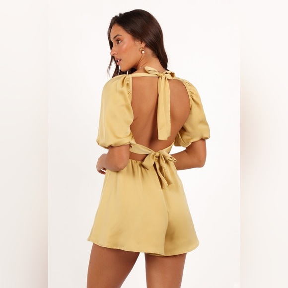 PETAL & PUP BILLIE ROMPER - HONEYSUCKLE YELLOW SIZE 6 B1976 - Picture 3 of 6